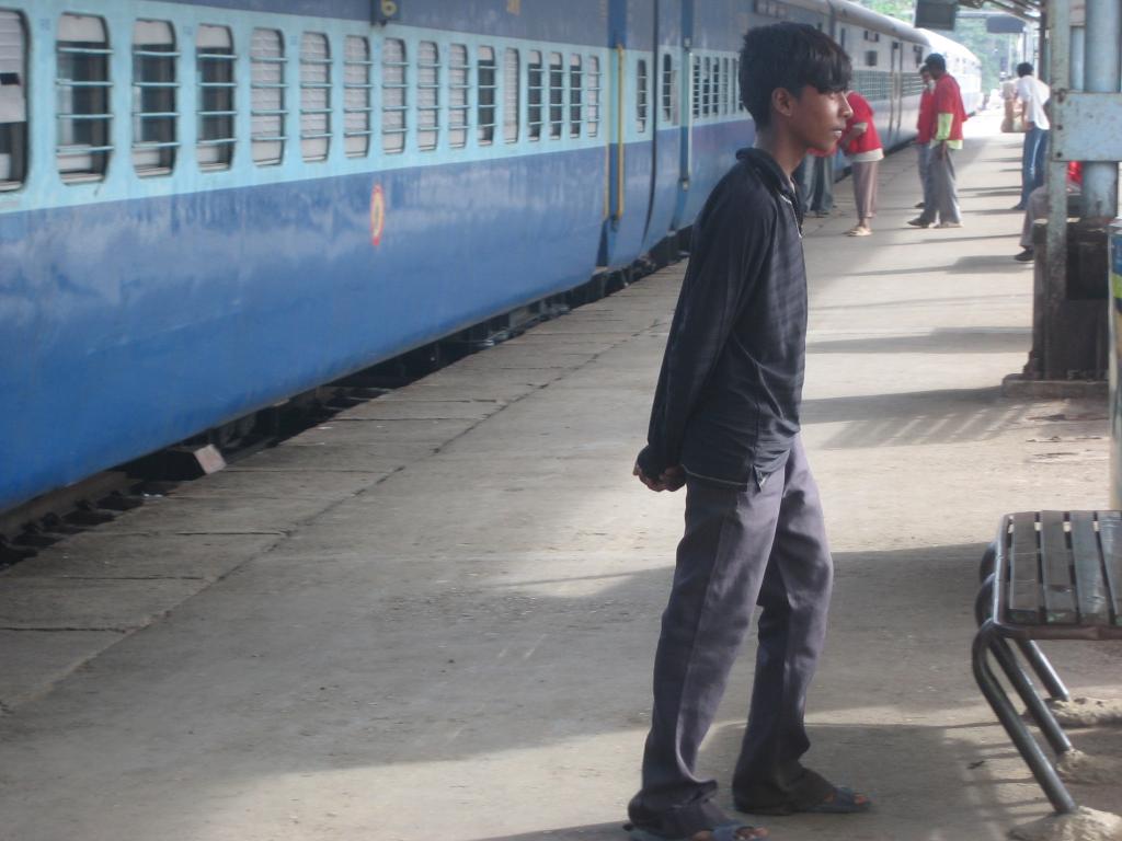 boy on platform